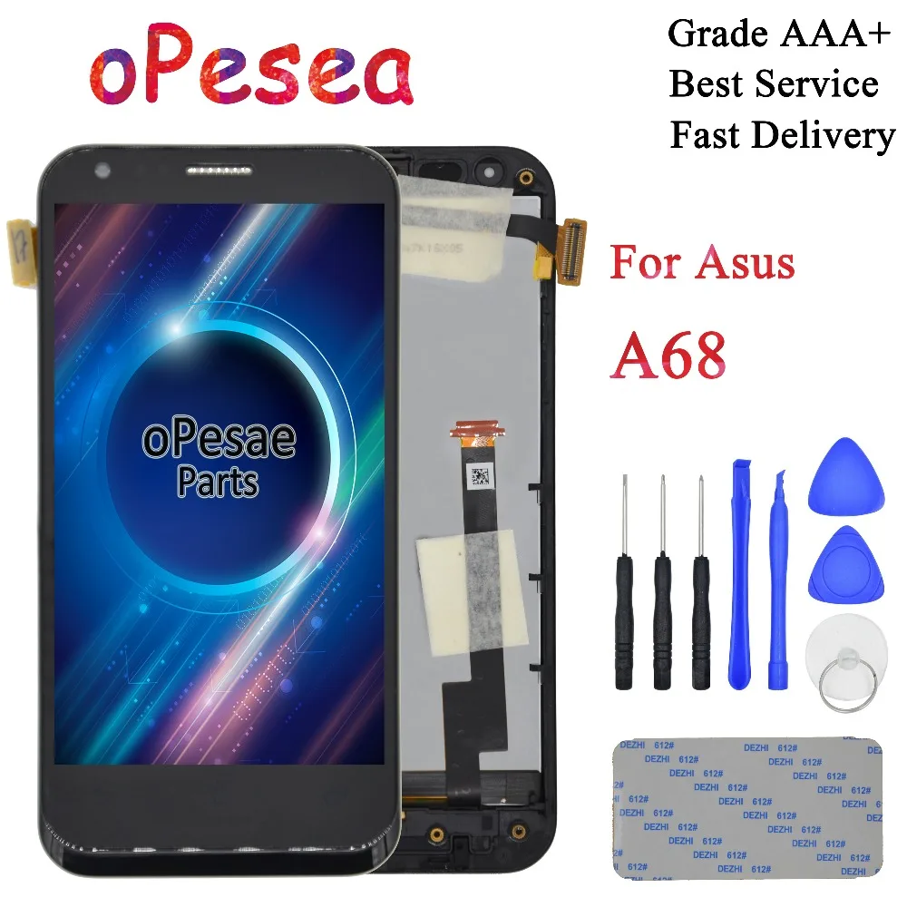 Экран телефона 5 0 ''для Asus Padfone 2 II A68 A68m ЖК-дисплей панель сенсорный экран