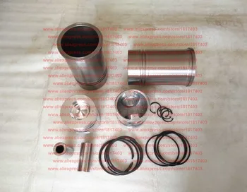 

set of piston 100B-04003, piston ring, piston pin, cylinder liner 100-01005-1, water sealing ring, circlip, Lijia SL2100ABT