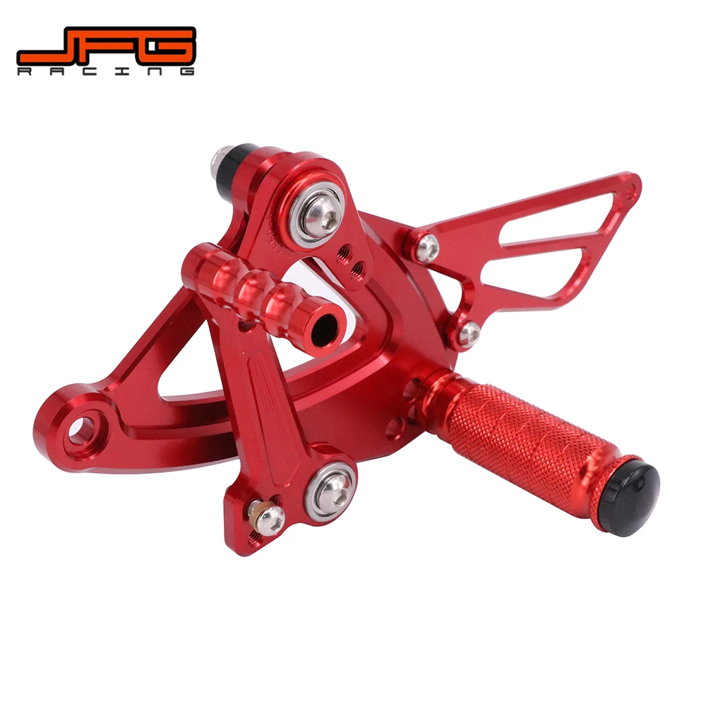 Motorcycle CNC Adjustable Foot Pegs Pedals Rest Rearset Footpegs For HONDA CBR400R CB400F CBR500R CB500F 2013-2017 Street Bike