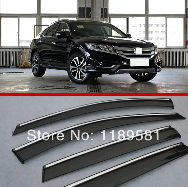 

For Honda Crosstour 2011 2012 2013 2014 2015 Window Wind Deflector Visor Rain/Sun Guard Vent new