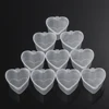 25Pcs 25/45ml Disposable Plastic Takeaway Sauce Cup Reusable Containers Food Box with Hinged Lids Small Pigment Paint Box 1