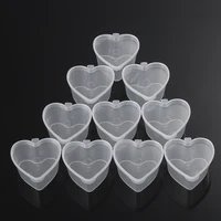 25Pcs 25/45ml Disposable Plastic Takeaway Sauce Cup Reusable Containers Food Box with Hinged Lids Small Pigment Paint Box 1
