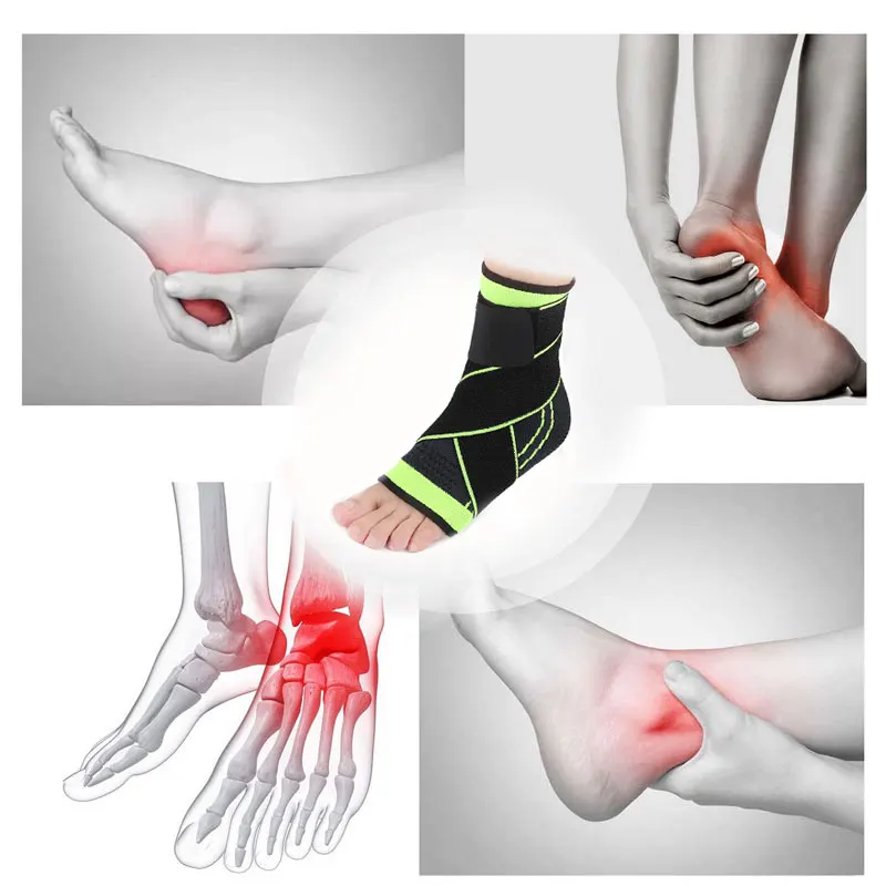 1 шт. компрессионная повязка на лодыжку для поддержки арки и лодыжки, для футбола, баскетбола, волейбола, бега, растягивается, уход за ногами