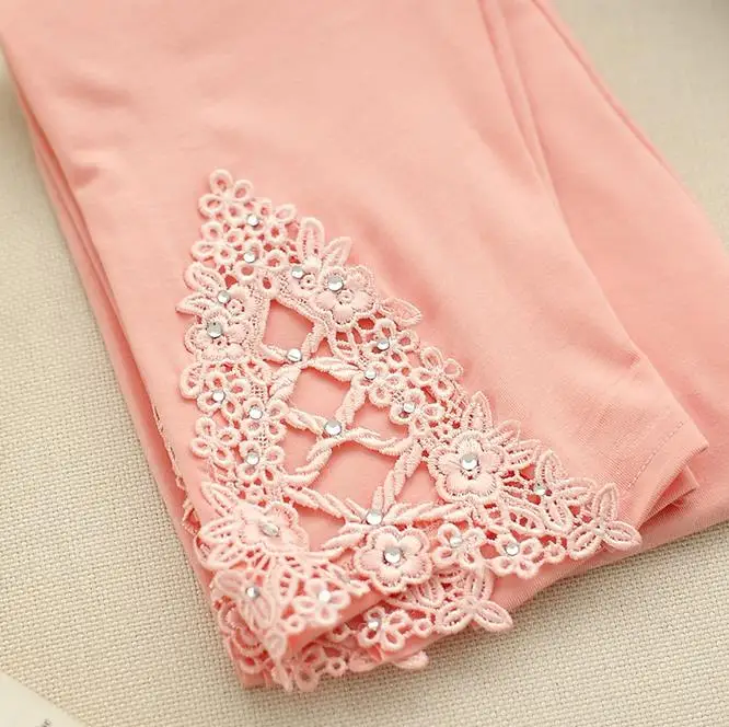Новые женские леггинсы, модные летние леггинсы, весенние хлопковые эластичные штаны с треугольным вырезом для девочек, укороченные брюки, леггинсы, шесть цветов - Цвет: Style 3 Pink
