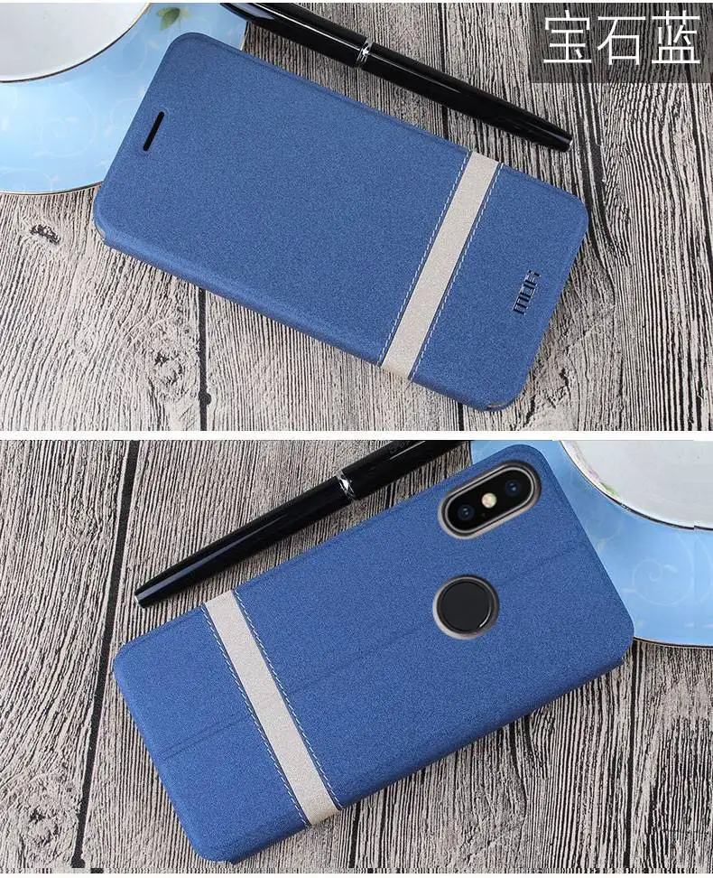 MOFI для Xiaomi Redmi Note 7 Чехол Флип из кожи пу и ТПУ Redmi Note7 Global Чехол Подставка Крышка защитный экран противоударный