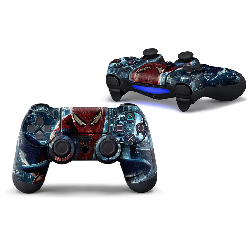 

Vinyl Sticker Cover For PS4 Controller Skin Game Decal Spiderman Designs