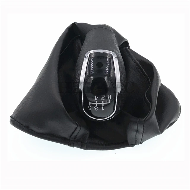 

5 Speed Black Car Gear Shift Knob Gaiter Boot Cover For Mercedes Benz C-Class W203 S203 For W202 BJ 93-01 For A-Class W168 97-04