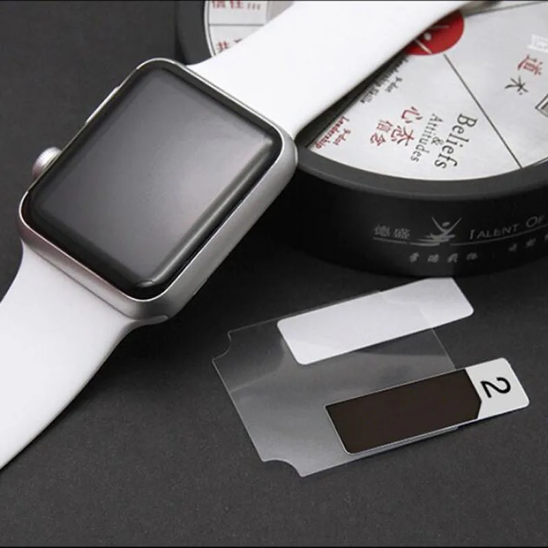 2 x TPU (не стекло) мягкая защитная пленка с полным покрытием для iwatch Apple Watch Series 1/2/3 38