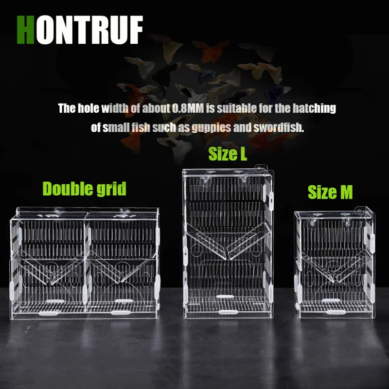

Hatching Breeding Box Acrylic Isolation Box Seawater Tank Isolation Box Juvenile Fish Hatching Fish Tank Fry Isolation Box