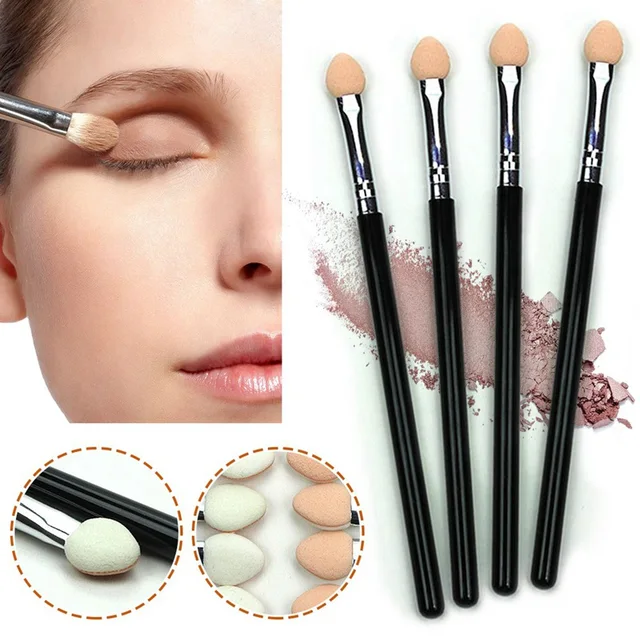 1 Pcs Eyeshadow Sponge Brush Stick Portable Eye Shadow Eyeliner Eyebrow