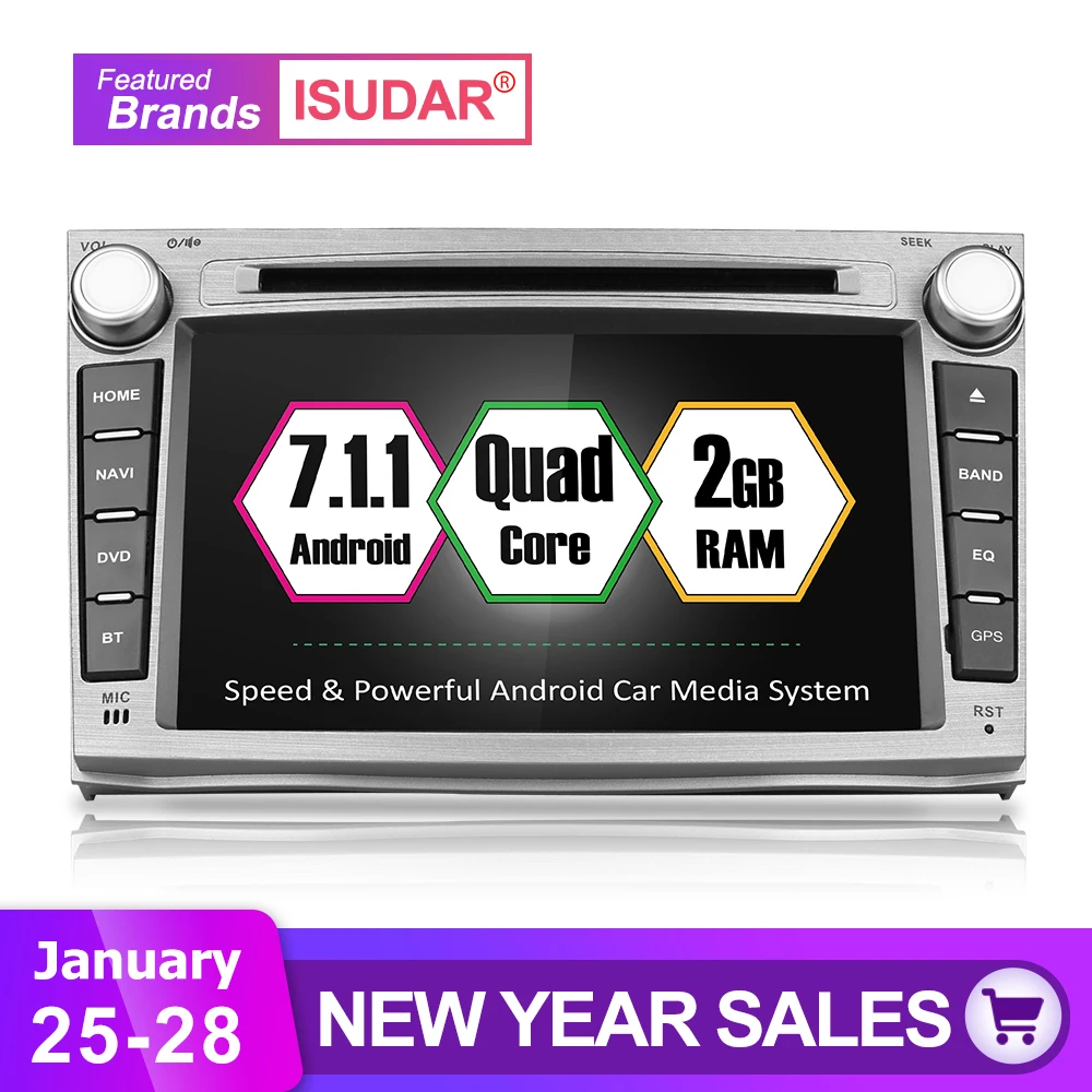

Isudar Car Multimedia player 2 din Auto DVD android 7.1.1 7 Inch For SUBARU/OUTBACK/LEGACY 2008-2013 Quad Core 4G Radio FM GPS