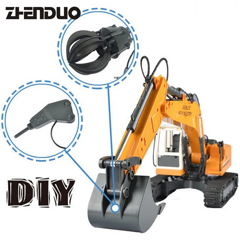 

ZhenDuo Toys E561-001 3in1 RC Remote Control Car Excavator Truck Rechargeable Electric Engineering Vehicle Toy