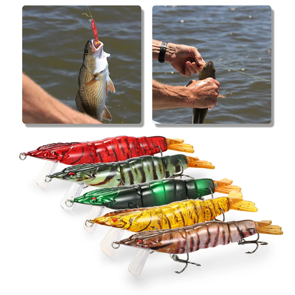 Buy Lixada 1 Pcs Segmented Fishing Lure 3D Simulation