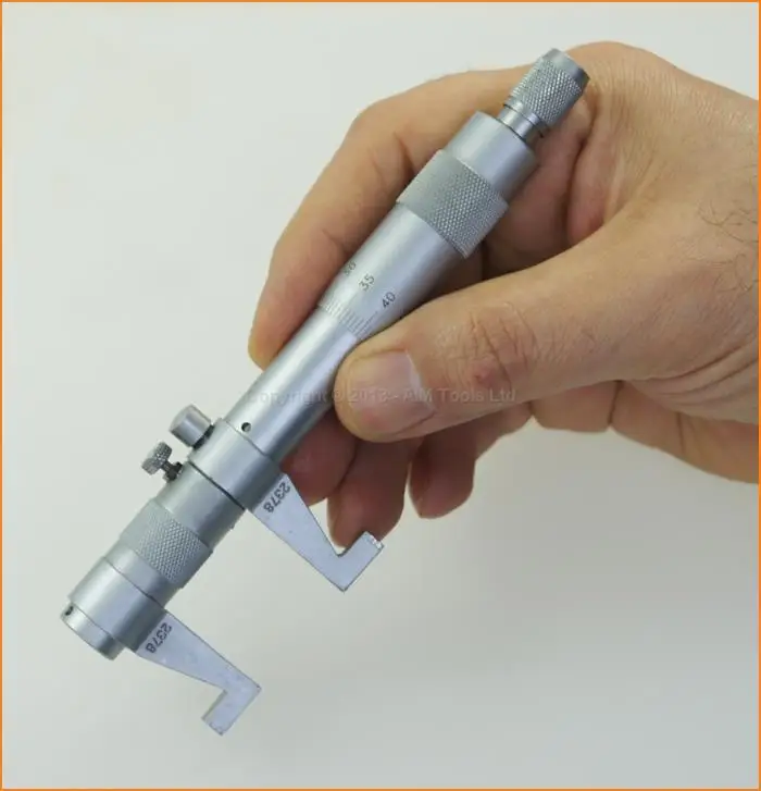 Milling Caliper Type Inside Measuring Micrometer Carbide Anvils 50 75mm