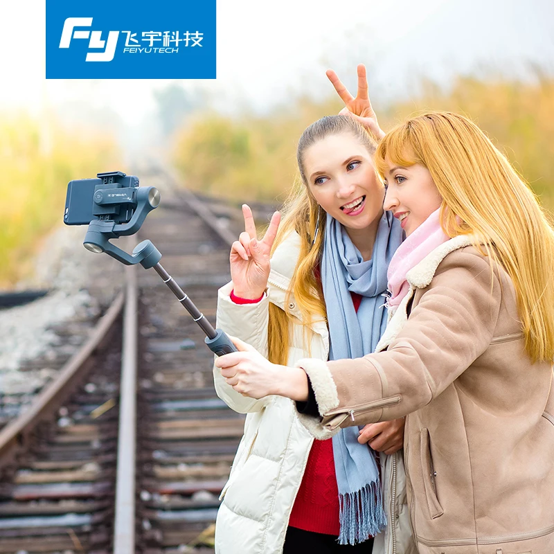 FeiyuTech Vimble 2 Gimbal стабилизатор Feiyu 3 осевой ручной смартфон с 183 мм штативом для iPhone X 8