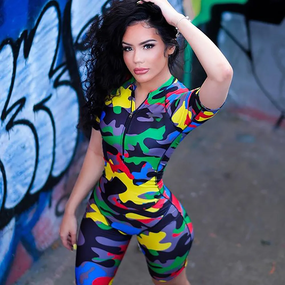 2019 Camouflage Sexy Playsuit Fashion Casual Summer Overalls Streetwear Bodysuit One Piece Rompers Womens Jumpsuit Shorts 2019 Camouflage Sexy Playsuit Fashion Casual Summer Overalls Streetwear Bodysuit One Piece Rompers Womens Jumpsuit Shorts