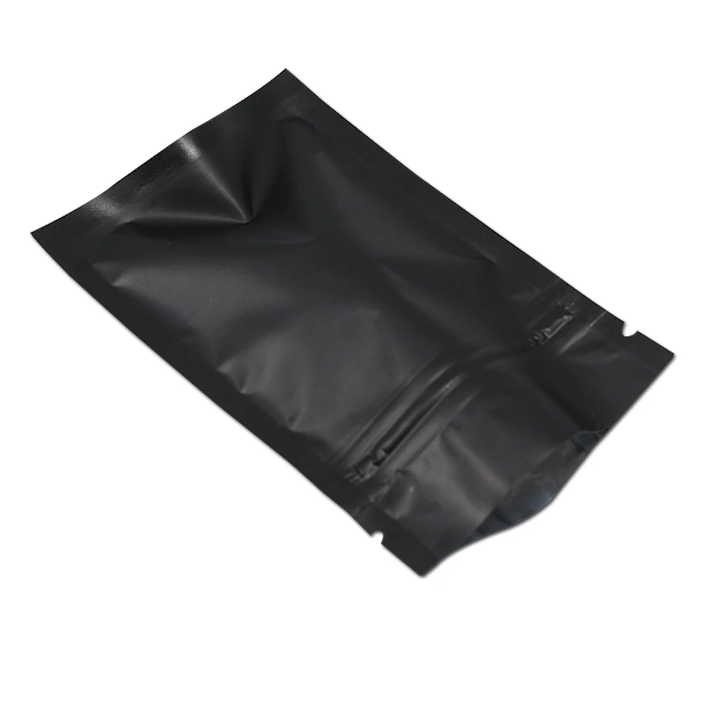 100 шт./лот цветная глянцевая матовая майларовая фольга Ziplock посылка сумка на молнии для хранения продуктов алюминиевая фольга упаковочные пакеты
