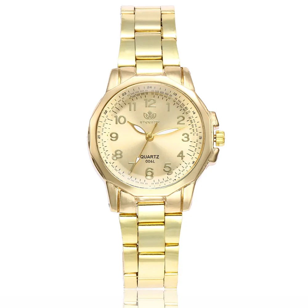 

Relojes Mujer 2018 Casual Lady Gold Watch Fashionable High Hardness Glass Mirror Men And Women General Mesh Belt Watch dropship