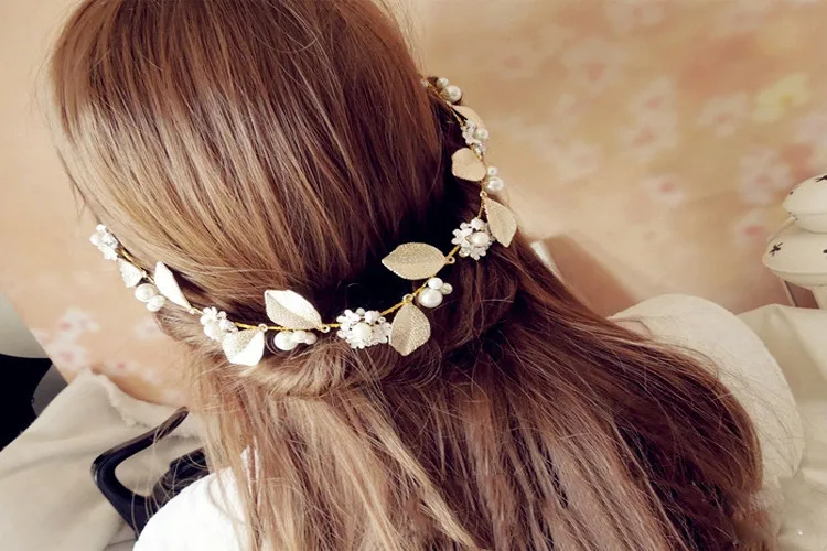 Handmade Contas de Cristal Cabelo de Noiva Flor de Strass Cabelo Jóias Prom Mantilha Headpieces Casamento Mulheres Meninas Acessórios Para o Cabelo (5)
