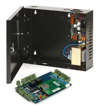 TCP/IP 2 doors access control board panel with 220V DC 12V Power Supply Color Black Power 30-60W Box for access control system