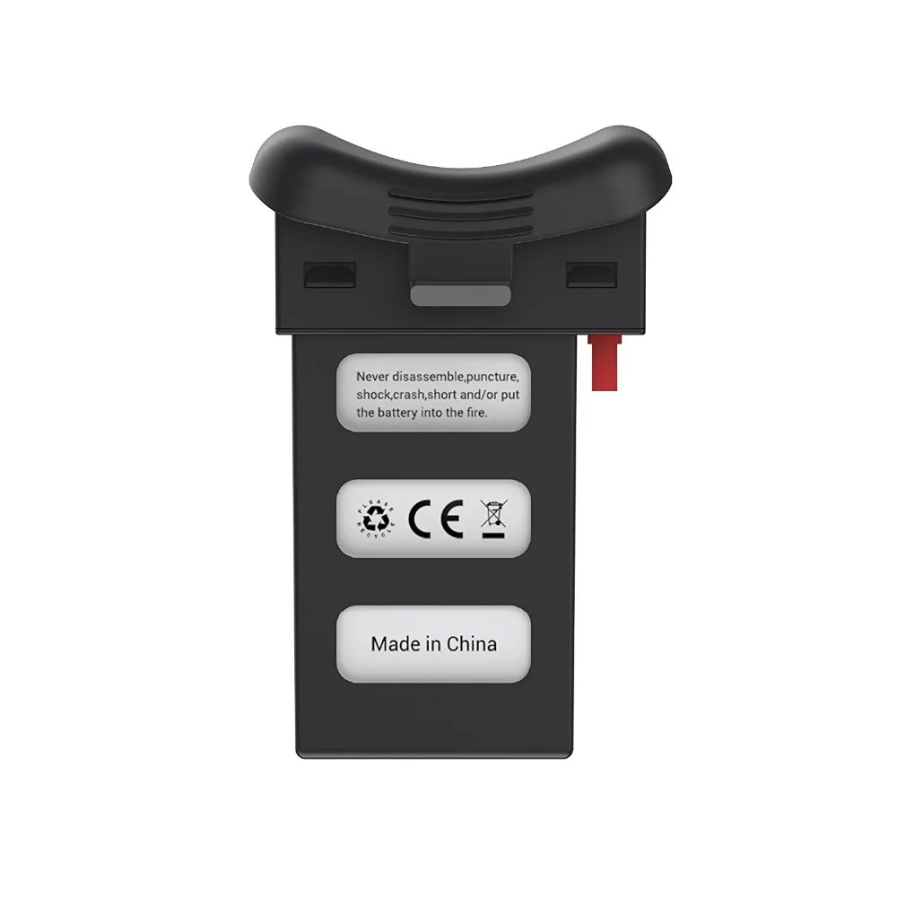 

Holy Stone 3.7V 1000mAh Modular Rechargeable Li-po Battery (1 Piece) for RC Quadcopter Drone HS110D Black