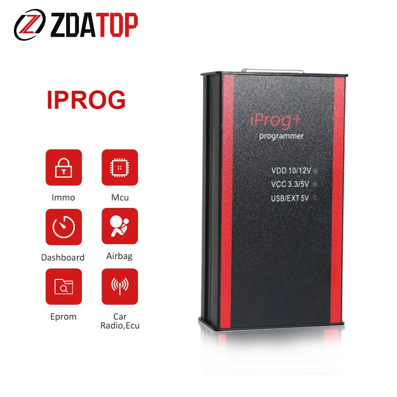 

Iprog Pro Programmer Support IMMO + Mileage Correction + Airbag Reset till year 2019 Replace Carprog Full Digiprog III Tango