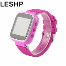 LESHP T06S Детские умные часы фунтов AGPS позиционирования 1,44 “Цвет Дисплей с SOS Alarm анти потерял часы Поддержка русский английский