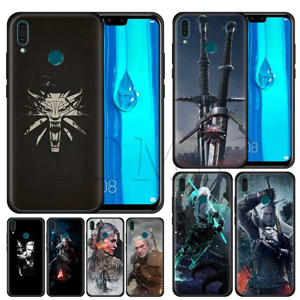 

The Witcher Wild Black Case for Huawei Honor Y9 Y7 Y6 Y5 2019 Honor 20 Pro 10 20 Lite 8X V20 Silicone Case