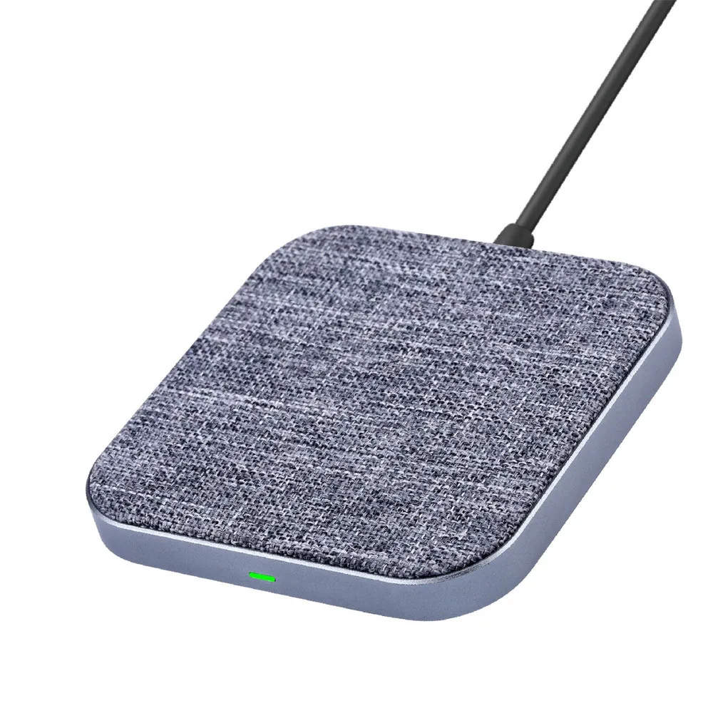 

2018 Art and small fresh style MC-40 fabric Fabric Wireless Fast Charging Charger Pad For iphone X/8/8Plus For Samsung