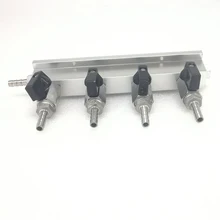 Домашнее Сваренное пиво четырехходовой CO2 компонентов на входе/Выпускные фитинги обратные клапаны коллектор газораспределитель пива Барные аксессуары