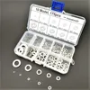 175 Uds m1.4 m1.6 m2 m2.5 m3 m4 m5 m6 m8 m10 de Hardware de acero inoxidable plana arandela métrica arandelas planas Kit de surtido de ► Foto 1/6