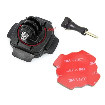 

PATCHSKY 360 Degree Rotating Helmet Mount 3M Adhesive Sticker for Go pro Hero 7/6/5 black XIaomi Yi 4k EKEN H9R / H9 OSMO ACTION