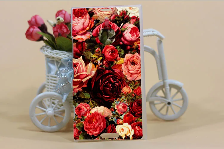 Новое поступление 2015 крутой чехол с рисунком для Nokia Lumia 1520 красивые цветы сделай