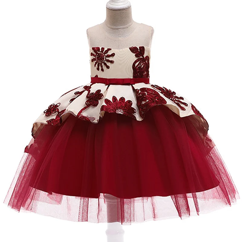 Elegante-Abito-Da-Principessa-Per-Le-Ragazze-di-Promenade-Dell-abito-di-Sfera-Dei-Bambini-Da (3)