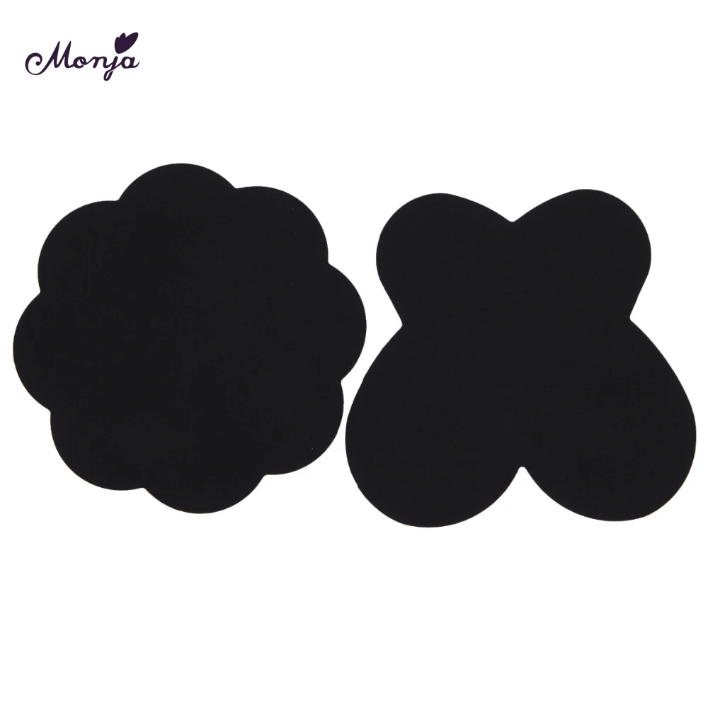 

Monja 2Pcs Nail Art Paint Polish Gel Mixing Transfer Stamp Stamping Drawing Silicone Palette Mat Pad Manicure Tools