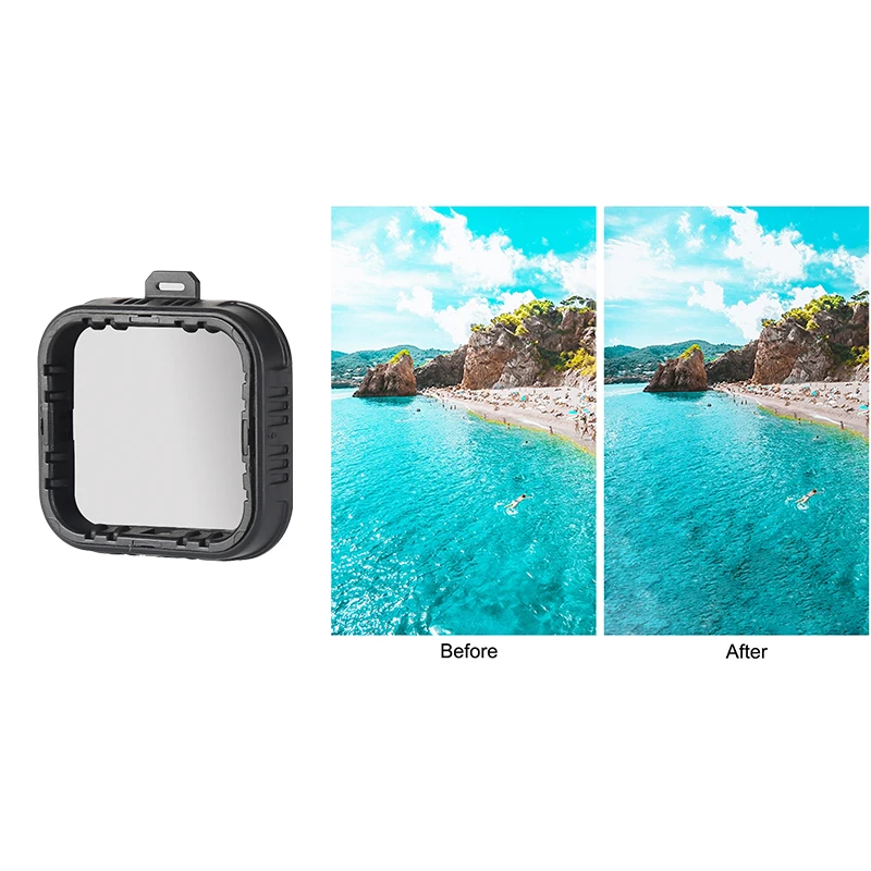 

1.2mm CPL Filter for Gopro 7 6 5 Hero Dimming Anti-fall Support Wide Angle Shooting without Vignetting for Sports Action Camera