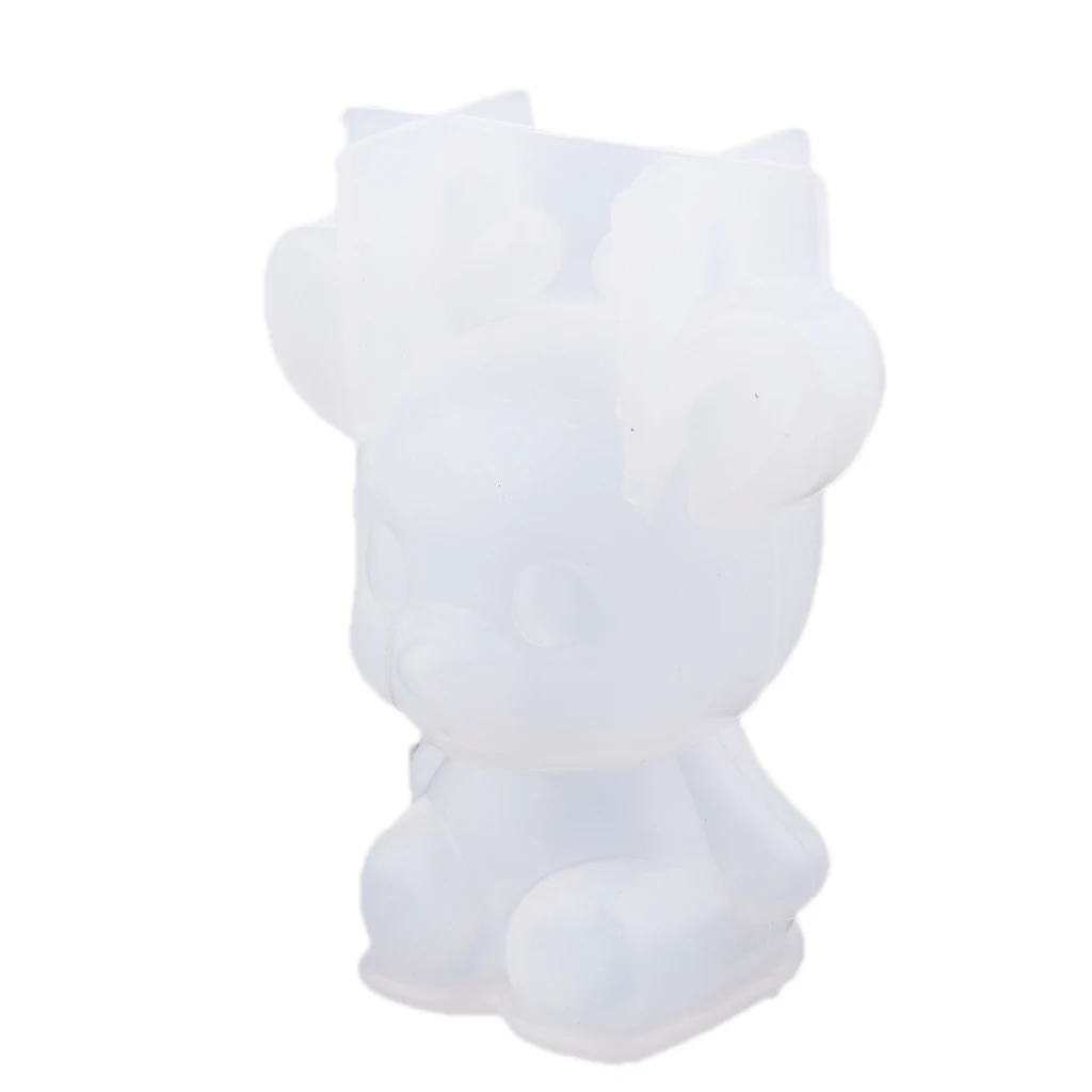 3d Milu Deer Shaped Resin Casting Mould Jewelry Making Silicone Mold for Polymer Clay, Crafting, Resin Epoxy Tools, 75x35x32mm