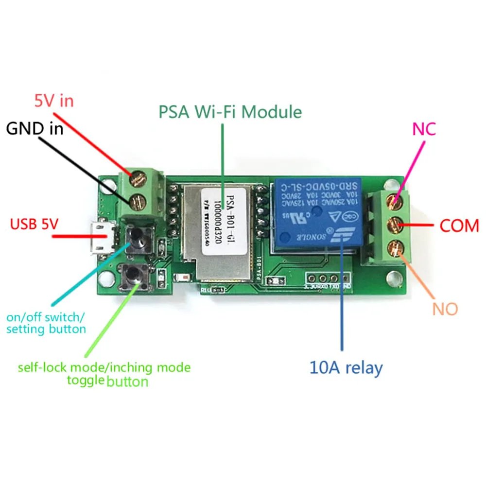 Умный WiFi Пульт дистанционного управления DIY универсальный модуль DC5V 12 в 32 В самоблокирующийся Wifi переключатель таймер для умного дома