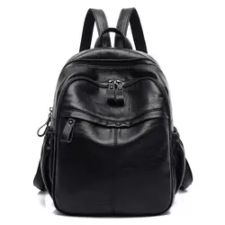 Школьная сумка, рюкзак 15,6, женские водонепроницаемые кожаные рюкзаки для подростков, мужские повседневные Рюкзаки, Mochila Mujer