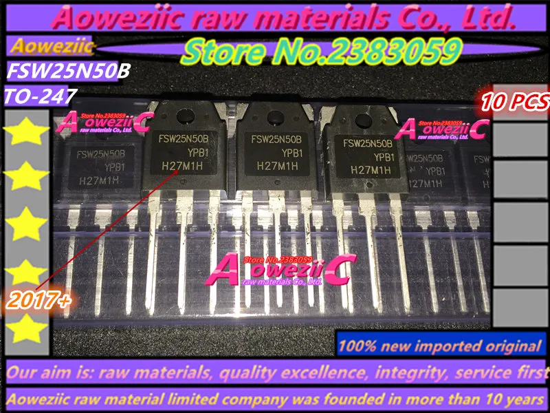 Aoweziic 2017 + 100 новый импортный оригинальный FSW25N50B FSW25N50 TO-247 MOSFET 500V 25A | Электроника