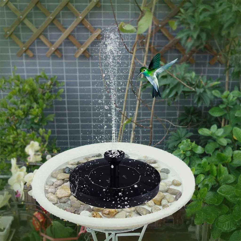 Солнечный фонтан Солнечный фонтан садовые фонтаны водопады Солнечная птица плавающий фонтан мощность ed водяной насос птичья Ванна