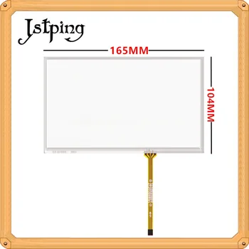 

Jstping 7 inch 4 wire Resistance touch screen 165*104mm 165mm*104mm 4pins Universal digitizer panel glass