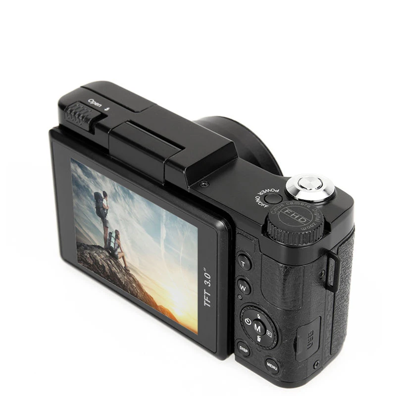 

High Quality 3" TFT LCD Full HD Digital Camera Video 1080P Camcorder CMOS Video Lens + Filter Mini Digital Camera Free Shipping