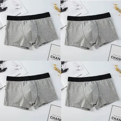 4pcs/lot Mens Boxers Cotton Man Underwear Men Boxer   shorts Panties  Underpants mens cheeky underwear Boxers