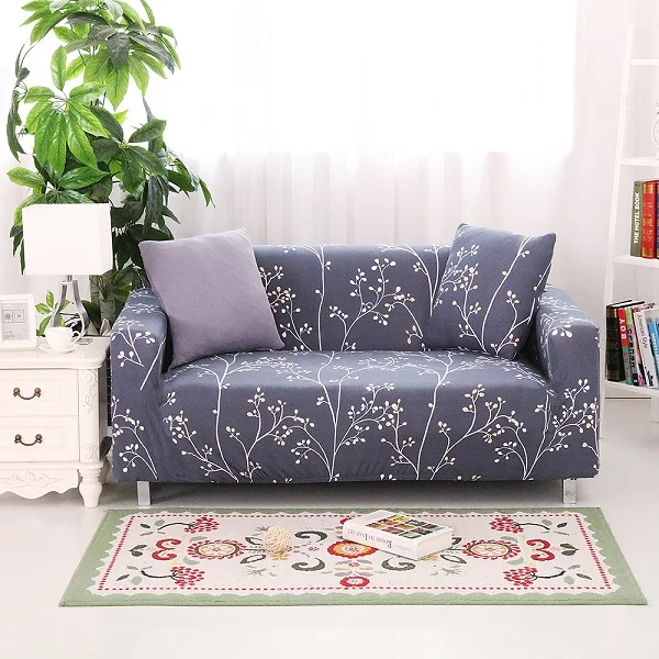 

New Leaves Slipcovers Sofa towels tight wrap all-inclusive slip-resistant sectional elastic full sofa Covers 1-4seater 90pattern