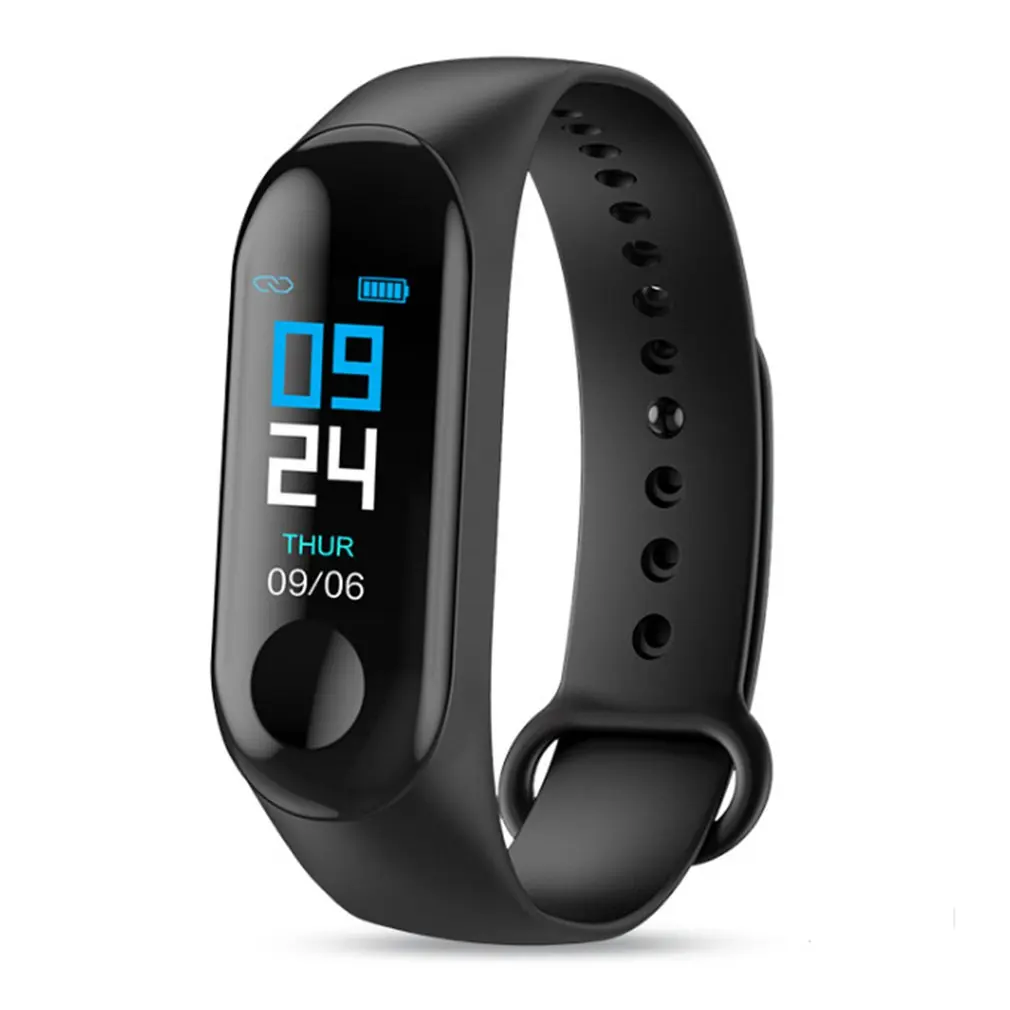 

Smart Band Fitness Wristband Health Bracelet Touch Color Screen Waterproof Blood Pressure Heart Rate Monitor Smartwatch Clock