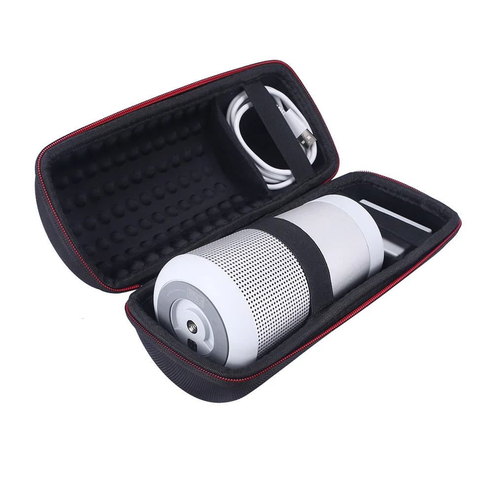 New Travel Protective Speaker Cover Bag Pouch Case For Bose SoundLink Revolve Bluetooth Speaker-Extra Space for Plug &amp Cables |
