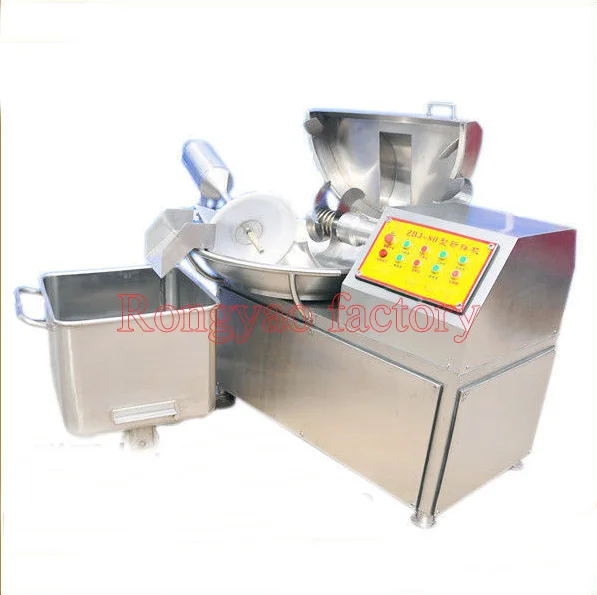 stainless steel efficient meat chopping machine high speed double axle