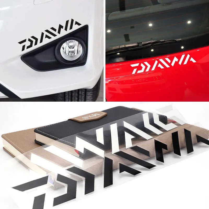Автостайлинг для рыбалки DAIWA креативные наклейки/наклейки Chevrolet Cruze Ford Focus Mazda Skoda