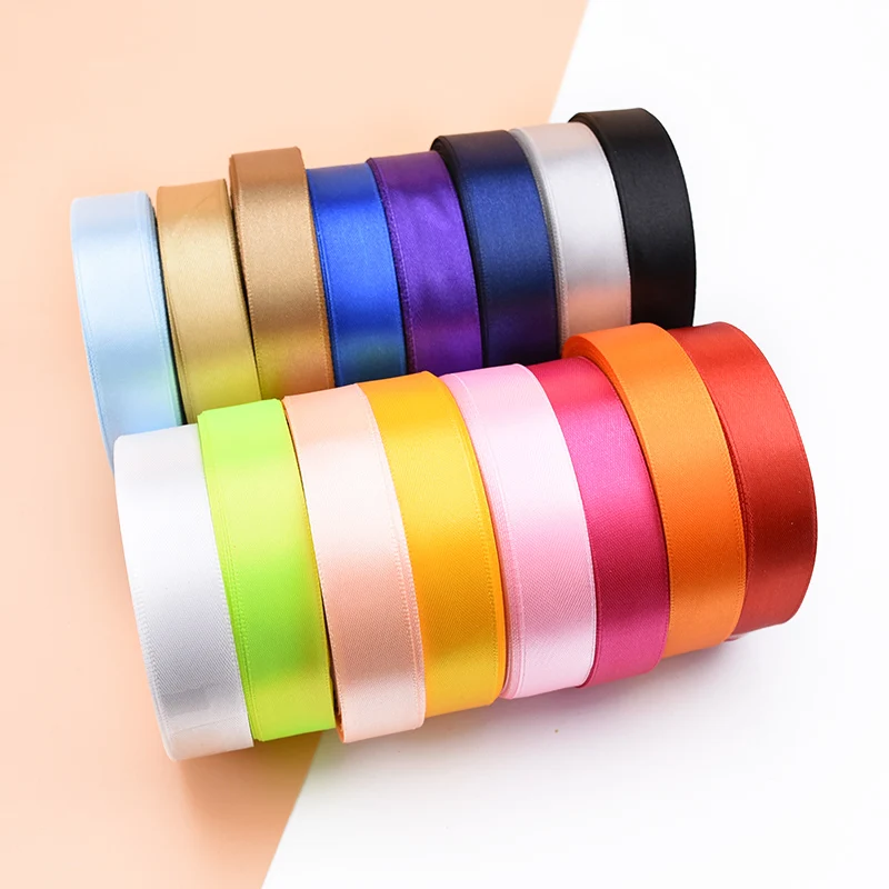

25 yards/roll 22 meters 20MM cheap Satin Ribbon Wholesale Gifts candy box Packing Christmas decoration diy Ribbons roll fabric